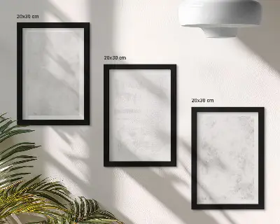 Fotowand mit weißen Punkten auf minimalistischem Leinwandhintergrund