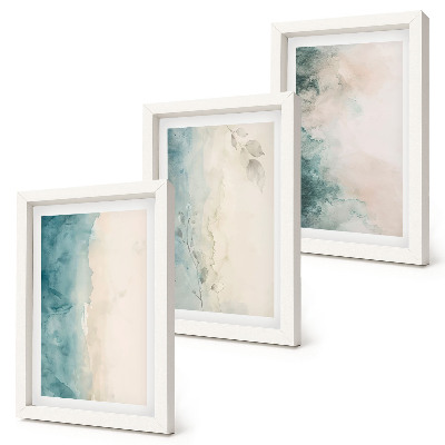Fotowand Aquarellmalerei auf Leinwand, minimalistischer Stil