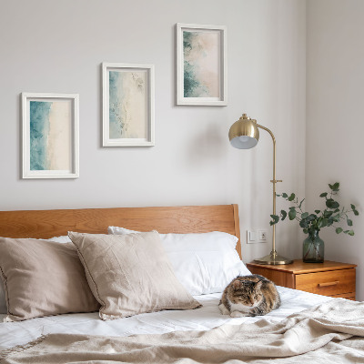 Fotowand Aquarellmalerei auf Leinwand, minimalistischer Stil