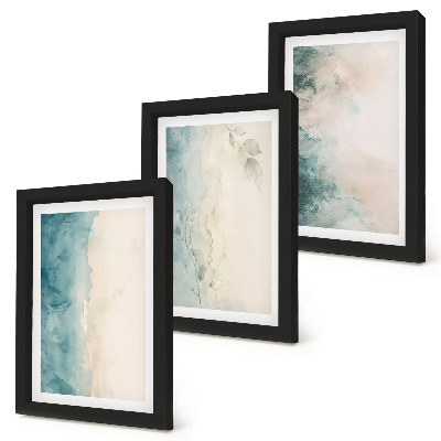 Fotowand Aquarellmalerei auf Leinwand, minimalistischer Stil