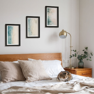 Fotowand Aquarellmalerei auf Leinwand, minimalistischer Stil