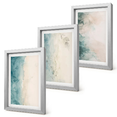 Fotowand Aquarellmalerei auf Leinwand, minimalistischer Stil