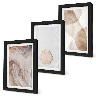 Bilderwand Designerabstraktion, inspiriert von der Natur