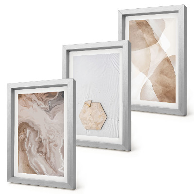 Bilderwand Designerabstraktion, inspiriert von der Natur