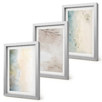Fotowand Zarte Kartons mit Aquarellfarben