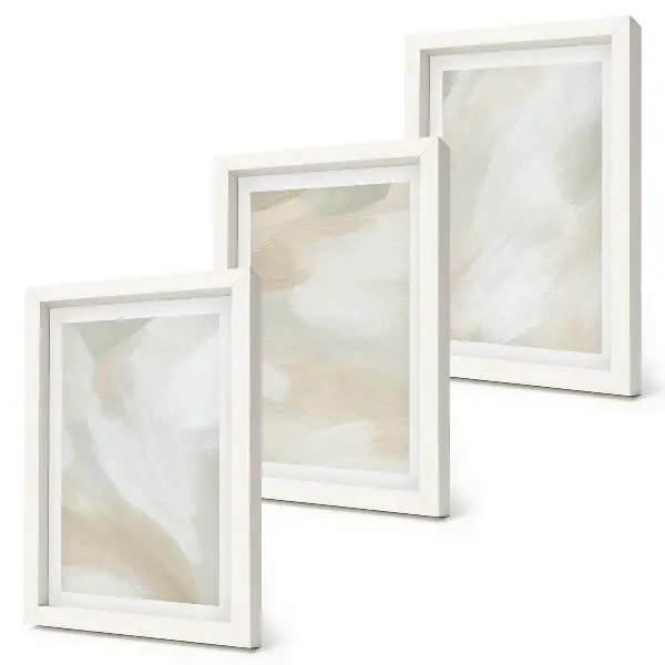 Bilderwand Farbstruktur mit Spuren minimalistischer Malerei