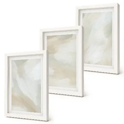 Bilderwand Farbstruktur mit Spuren minimalistischer Malerei
