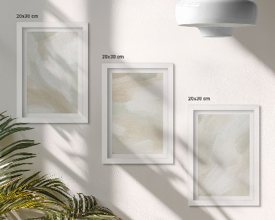 Bilderwand Farbstruktur, Spuren von minimalistischer Malerei