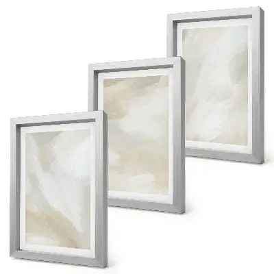 Bilderwand Farbstruktur mit Spuren minimalistischer Malerei