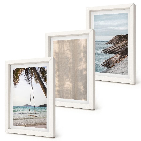 Fotowand Sommerlicher Sandstrand und Meerblick, sommerliche Landschaften