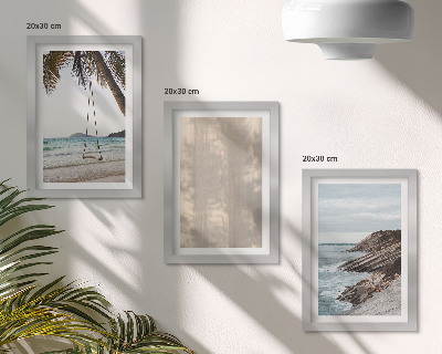 Fotowand Sommerlicher Sandstrand und Meerblick, sommerliche Landschaften