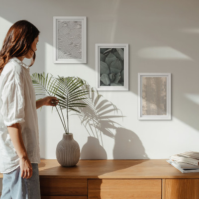 Bilderwand Sommerliche Texturen aus nächster Nähe in einem tropischen Klima