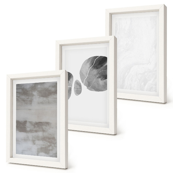 Bilderwand Abstrakte Formen und Strukturen im modernen Stil