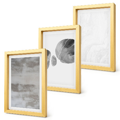 Bilderwand Abstrakte Formen und Strukturen im modernen Stil