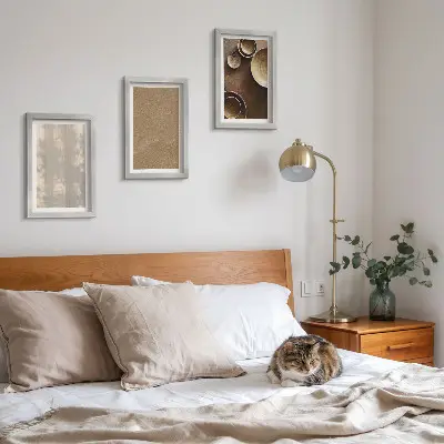 Fotowand mit Strukturen und Texturen im minimalistischen Stil