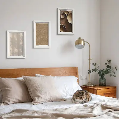 Fotowand mit Strukturen und Texturen im minimalistischen Stil