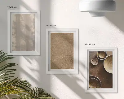 Fotowand mit Strukturen und Texturen im minimalistischen Stil