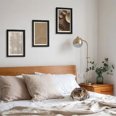 Fotowand mit Strukturen und Texturen im minimalistischen Stil