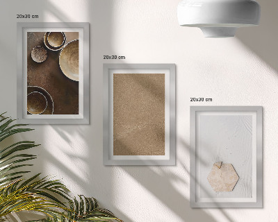 Fotowand Minimalistische Texturen in warmen Farben