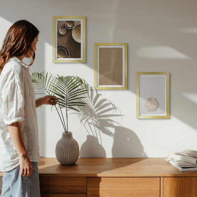 Fotowand Minimalistische Texturen in warmen Farben