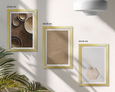 Fotowand Minimalistische Texturen in warmen Farben