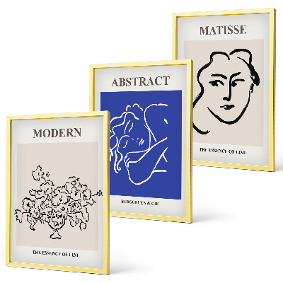 Gerahmtes bilderset Matisses moderne Plakate