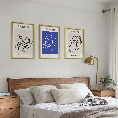 Gerahmtes bilderset Matisses moderne Plakate