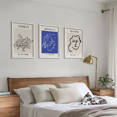 Gerahmtes bilderset Matisses moderne Plakate