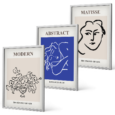 Gerahmtes bilderset Matisses moderne Plakate