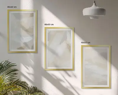 Abstrakter Pinselhintergrund gerahmtes bilderset