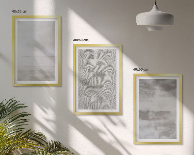 Gerahmtes bilderset Moderne minimalistische Texturen