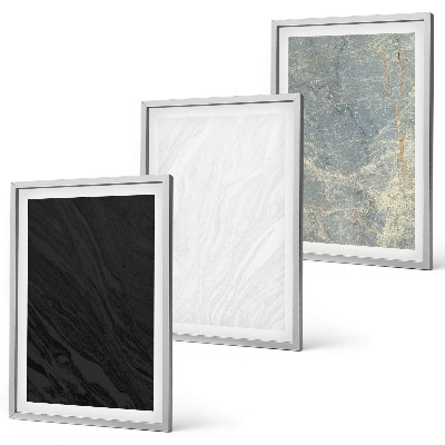 Bilder-3er-set mit rahmen Die Farben eleganter Steinstrukturen