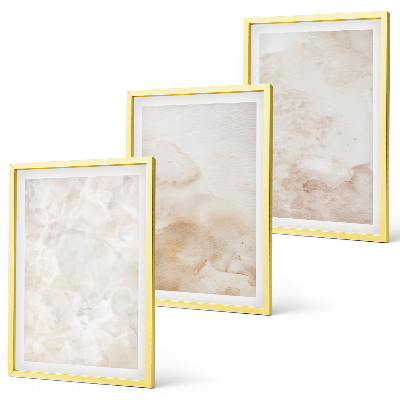 Gerahmtes bilderset Modische Pastelltexturen