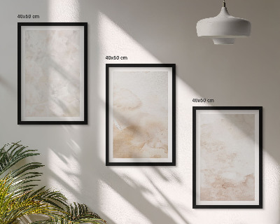 Gerahmtes bilderset Modische Pastelltexturen