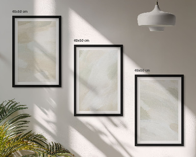 Gerahmtes bilderset Leuchtende Farben, abstrakter Boho-Stil
