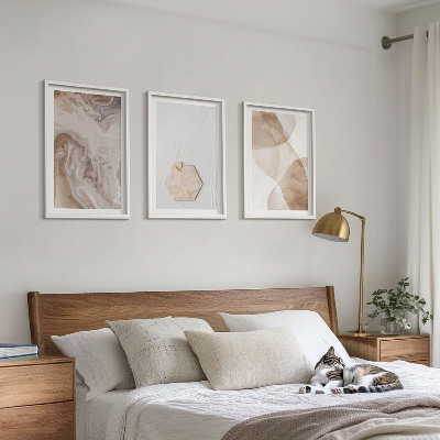 Gerahmtes bilderset Designerabstraktion der Natur