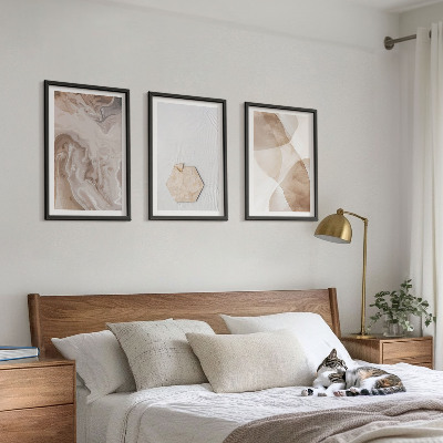 Gerahmtes bilderset Designerabstraktion der Natur