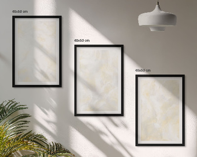 Gerahmtes bilderset Helles Strukturfarbendesign
