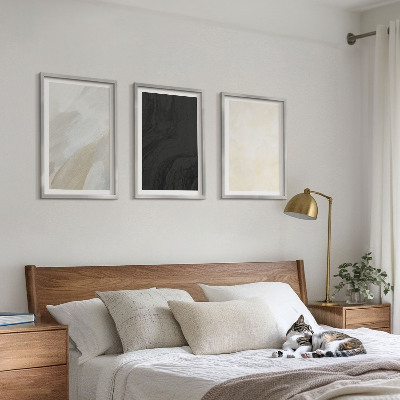 Bilder-3er-set mit rahmen Strukturen schattieren Minimalismus