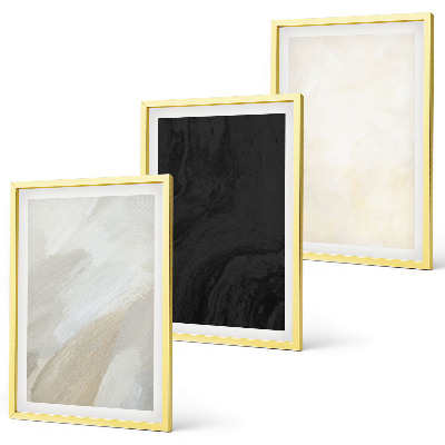 Bilder-3er-set mit rahmen Strukturen schattieren Minimalismus