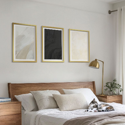Bilder-3er-set mit rahmen Strukturen schattieren Minimalismus