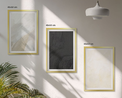 Bilder-3er-set mit rahmen Strukturen schattieren Minimalismus