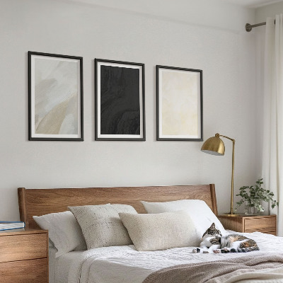 Bilder-3er-set mit rahmen Strukturen schattieren Minimalismus