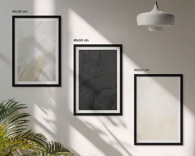 Bilder-3er-set mit rahmen Strukturen schattieren Minimalismus