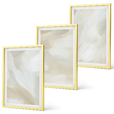 Bilder-3er-set mit rahmen Minimalismus der Farbstruktur