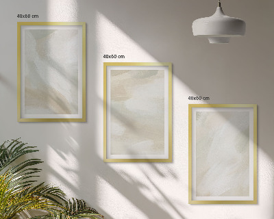 Bilder-3er-set mit rahmen Minimalismus der Farbstruktur