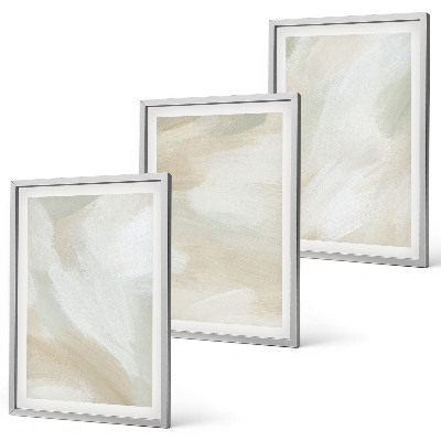Bilder-3er-set mit rahmen Minimalismus der Farbstruktur