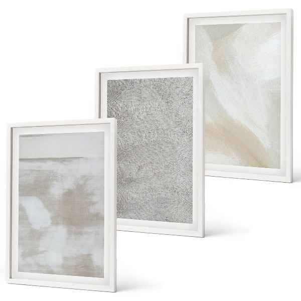 Bilder-3er-set mit rahmen Abstraktes modernes Design