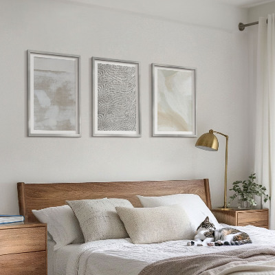 Bilder-3er-set mit rahmen Abstraktes modernes Design
