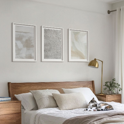 Bilder-3er-set mit rahmen Abstraktes modernes Design